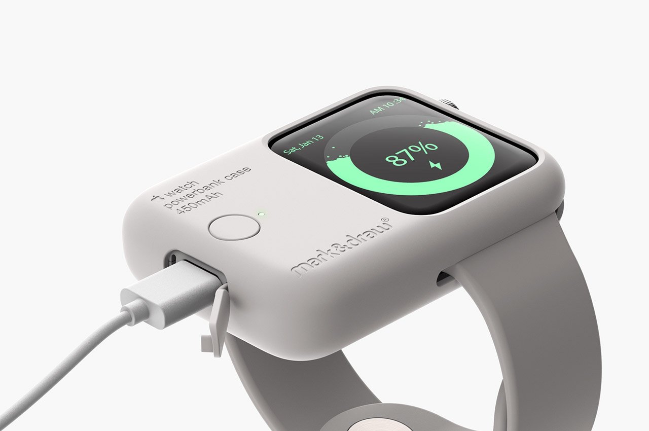 Sạc dự phòng đeo tay tăng gấp 3 lần pin cho Apple Watch: Trông như đồng hồ siêu nhân, giá trên Taobao khoảng 350.000đ- Ảnh 4.