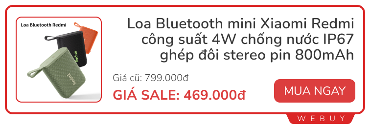 Sale giữa tháng 7: Loa Redmi giảm 41%, sạc không dây đôi Samsung 499.000đ, tản nhiệt chơi game chỉ 169.000đ- Ảnh 1.