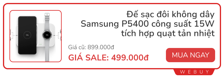 Sale giữa tháng 7: Loa Redmi giảm 41%, sạc không dây đôi Samsung 499.000đ, tản nhiệt chơi game chỉ 169.000đ- Ảnh 2.